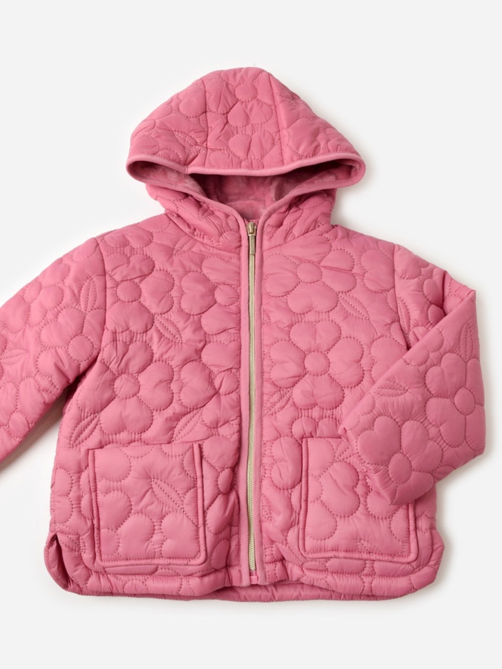 MAYORAL Girls’ Quilted Hooded Jacket – Size 3